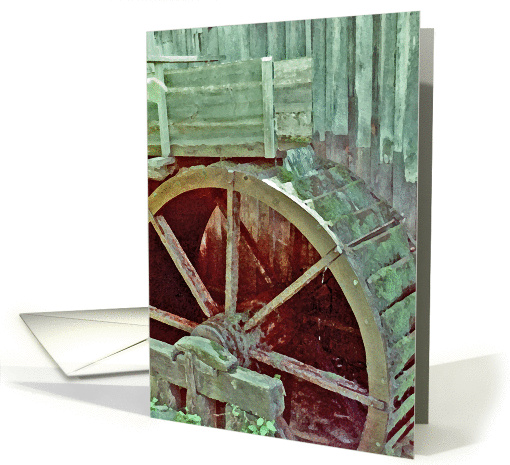 Water Wheel card (185892)