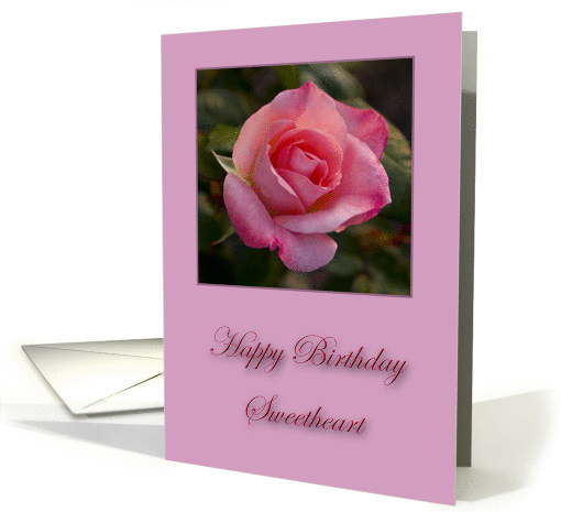 Happy Birthday Sweetheart card (200776)