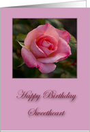 Happy Birthday Sweetheart card