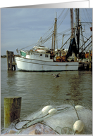 Shrimpboat & Pelican card
