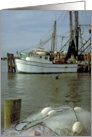 Shrimpboat & Pelican card