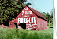 See Rock City Barn card