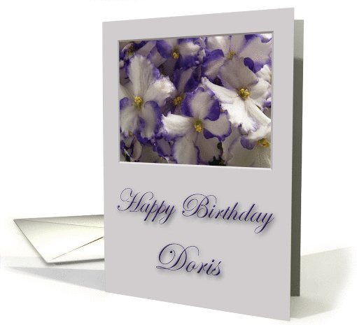 Happy Birthday DORIS card (229735)