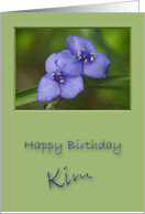 Happy Birthday Kim card
