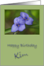 Happy Birthday Kim card