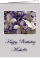 Happy Birthday Michella card