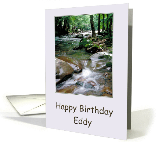 Happy Birthday Eddy card (235400)