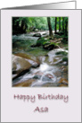Happy Birthday Asa card