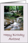 Happy Birthday Antone card