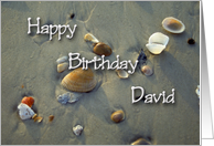Happy Birthday David card