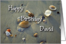 Happy Birthday David card