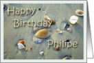 Happy Birthday Philipe card