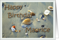 Happy Birthday Maurice card