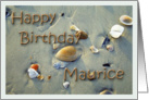 Happy Birthday Maurice card