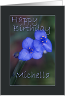 Happy Birthday Michella card
