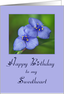 Happy Birthday Sweetheart card