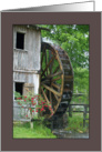 Hardy Mill Water Wheel card