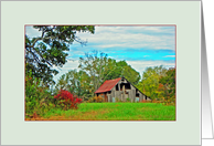 Old Tree, Old Barn card