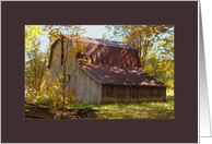 Barn at the Edge of the Woods card