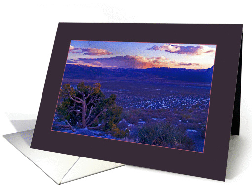 Red Rock Canyon at Sundown card (332911)