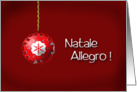 Merry Christmas - Italian card