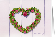 Heart Wreath card