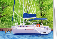 Sailboat Sacket Harbor, NY card