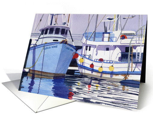 Fishing Boats card (179534)