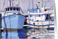 Fishing Boats card