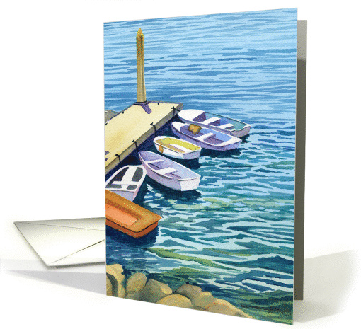 Docked Boats card (179562)