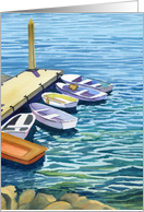 Docked Boats card