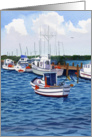 Docked Fishing Boats card