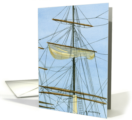 Sailboat Mast card (179598)