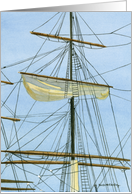 Sailboat Mast card