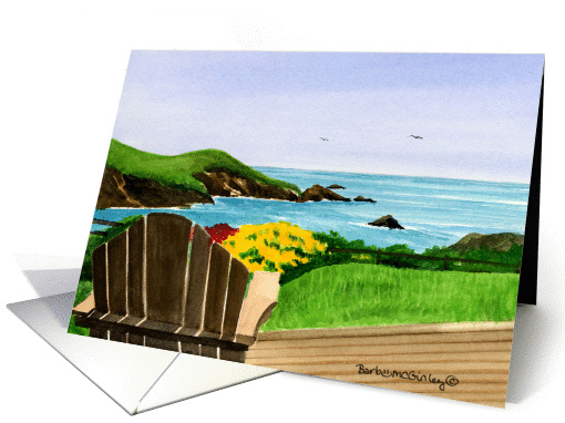 Mendocino California card (179906)