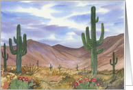 Southwest Cactus card