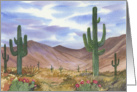 Southwest Cactus card