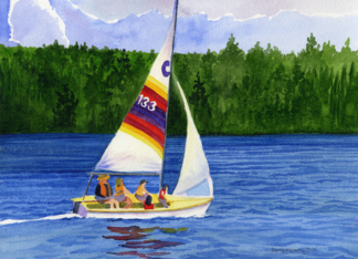 Colorful Sailboat