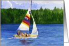 Colorful Sailboat card