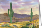 Southwest Cactus card