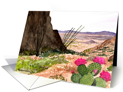Southwest Cactus card (181167)