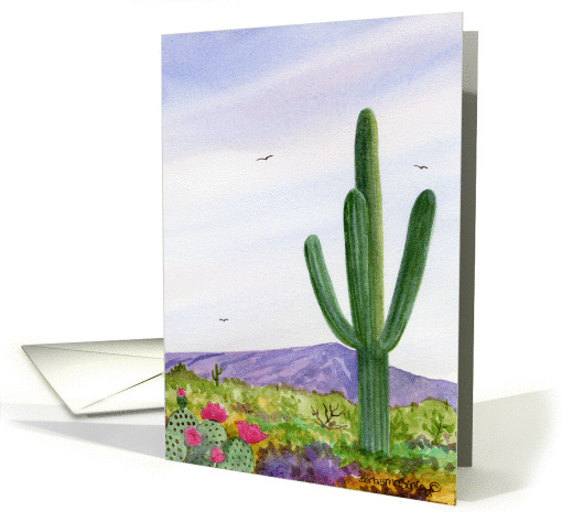 Southwest Cactus card (181171)