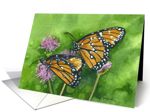 Monarch Butterflies card (700458)