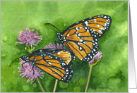 Monarch Butterflies card