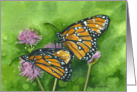 Monarch Butterflies card
