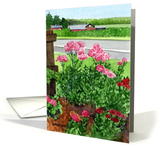 Barn Garden card (700466)