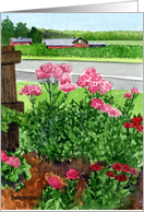 Barn Garden card