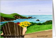 Mendocino View card