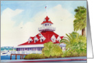 Hotel Del Coronado Boathouse card