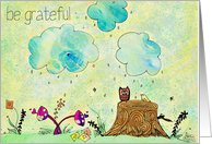 Be Grateful card